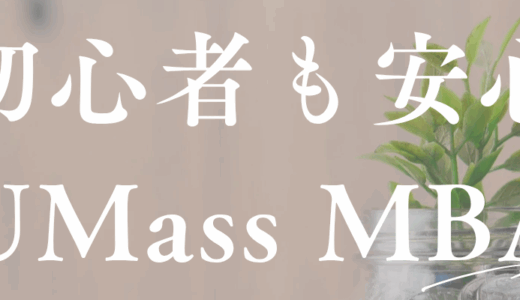 海外MBAオンライン-UMassで学ぶ初心者でも安心の理由